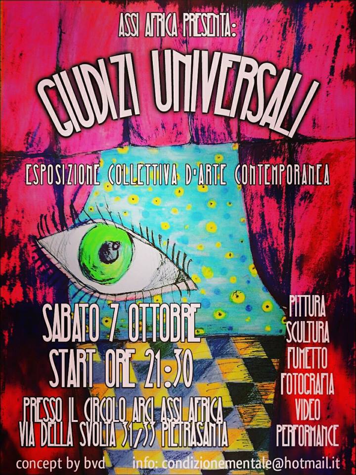 Collettiva "Giudizi Universali", Pietrasanta 7 ottobre 2017